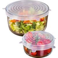 Tazeliği Koruyan 6 lı Silikon Strech Kapaklar