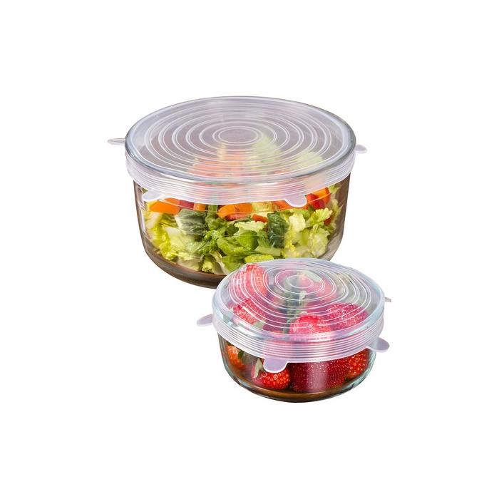 Tazeliği Koruyan 6 lı Silikon Strech Kapaklar