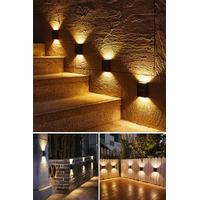 Tekli Yeni Model Solar Çift Taraflı Duvar Lambası Güneş Enerjili Aydınlatma Dekorasyon Aplik Işık