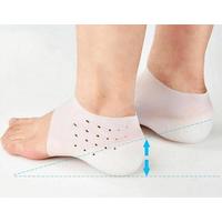 Topuk Yükseltici Topuk Çorabı Beyaz