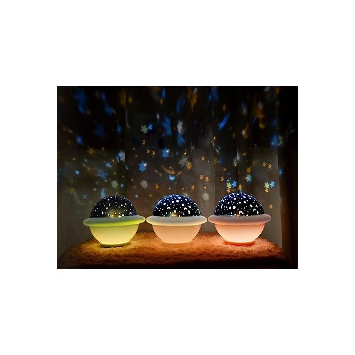 Ufo Projeksiyon Yıldızlı Gece Lambası