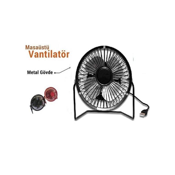 USB Metal MasaÜstü Sessiz Vantilatör