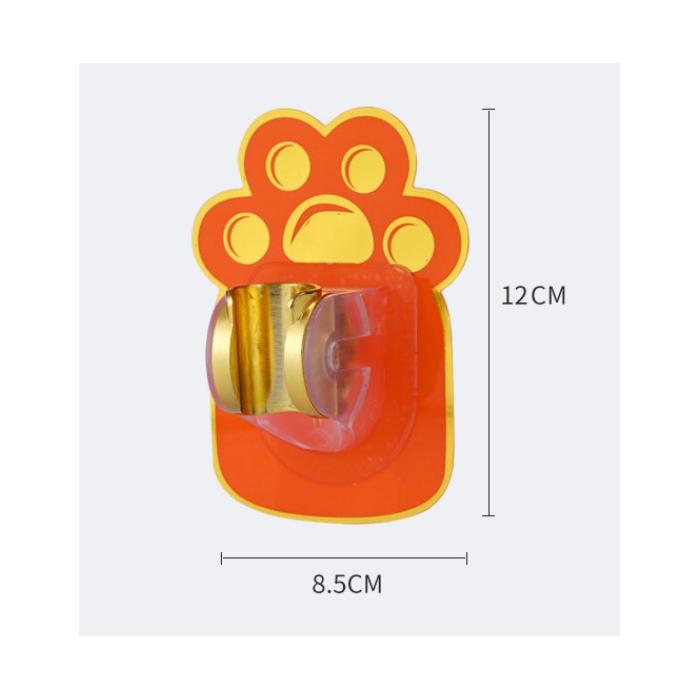 Yapışkanlı Hayvan Figürlü Hareketli Duş Başlığı Tutucu