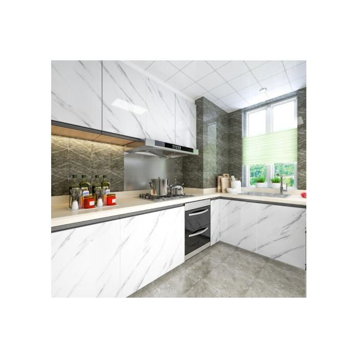 Yapışkanlı Kaplama Kağıdı Mermer Desenli Büyük Boy 5 Metre